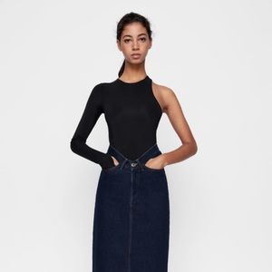 Zara Asymmetric Stretch Bodysuit